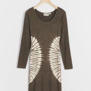 Anthropologie Saturday/Sunday tie dye midi dress